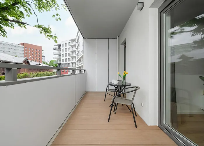 Lejlighed Mieszczanska Modern With Balcony & Free Parking By Renters *
